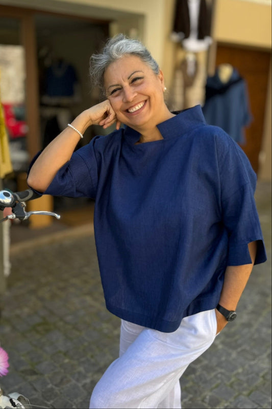 Blusa Foligno 100% Lino