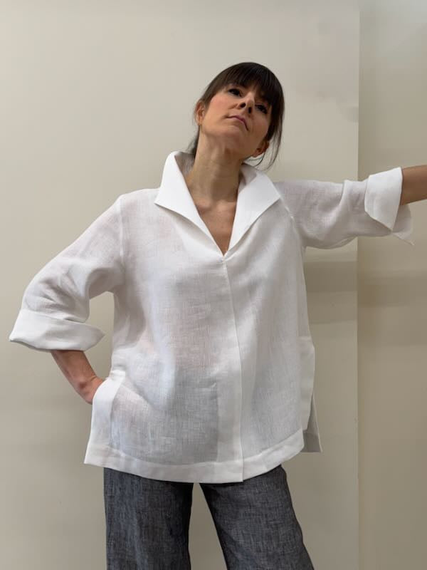 Blusa collo Sciallato