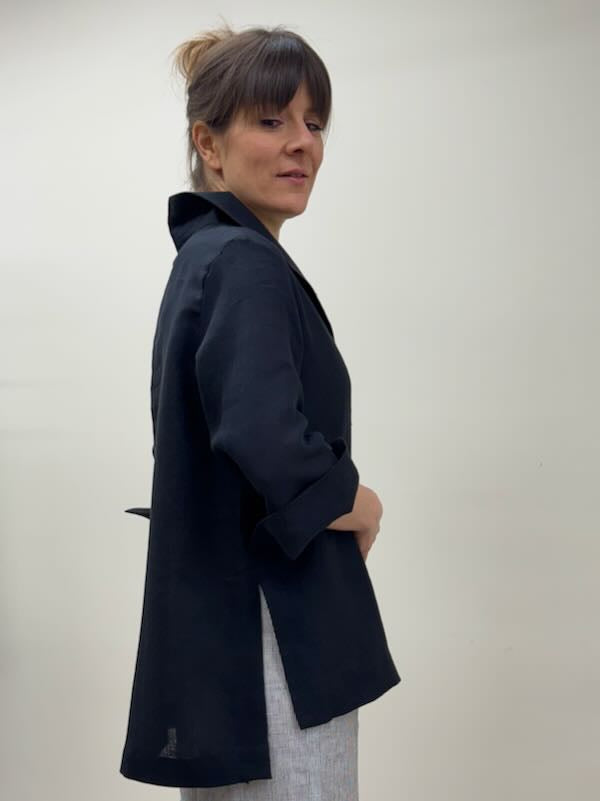 Blusa collo Sciallato