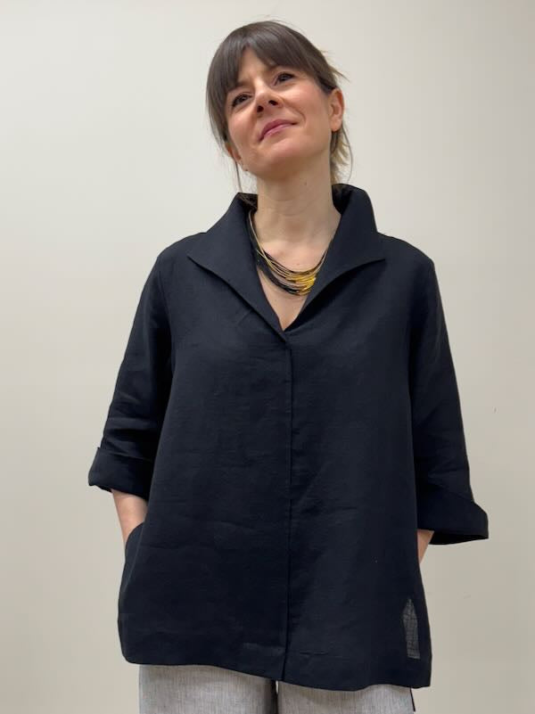Blusa collo Sciallato