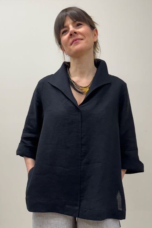 Blusa collo Sciallato