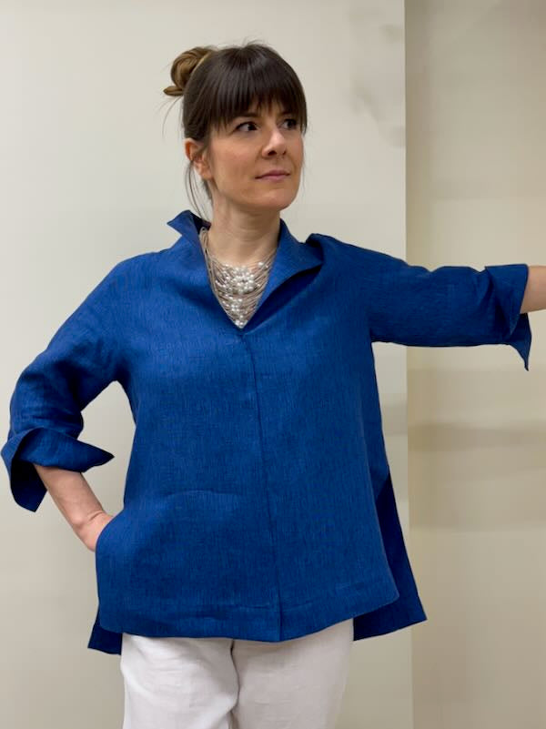 Blusa collo Sciallato