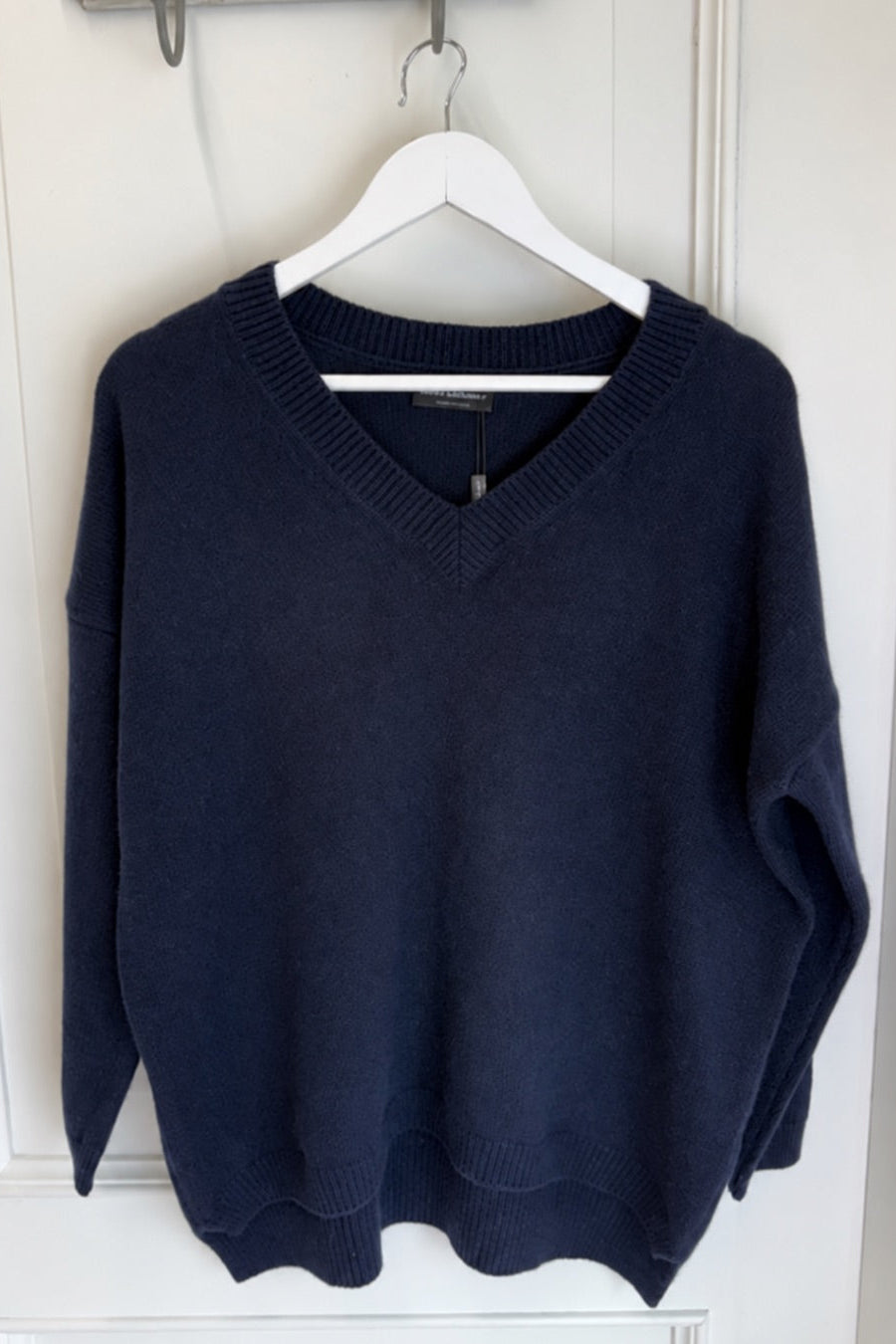 Recycled cashmere sweater - V-neck