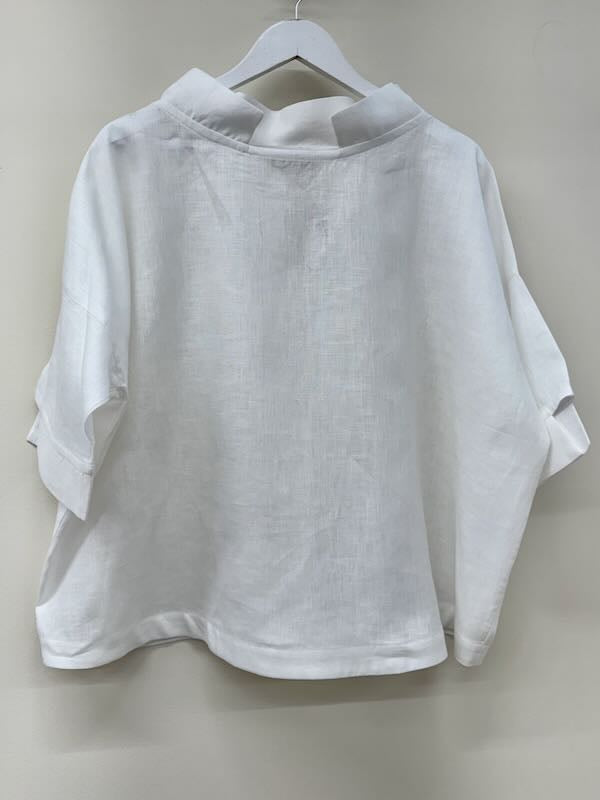 100% Linen Foligno blouse