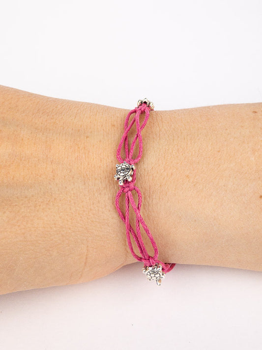 10 Braccialetti in Macramè a 2 fili