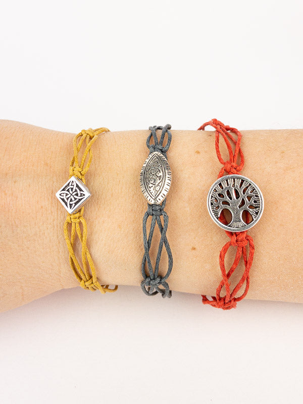 10 2-strand Macramé bracelets