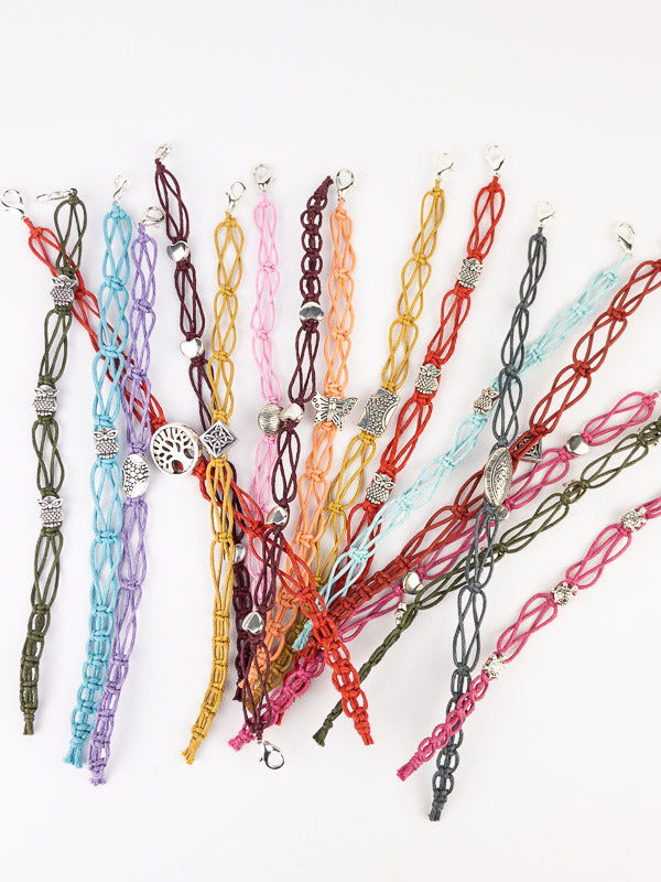 10 2-strand Macramé bracelets