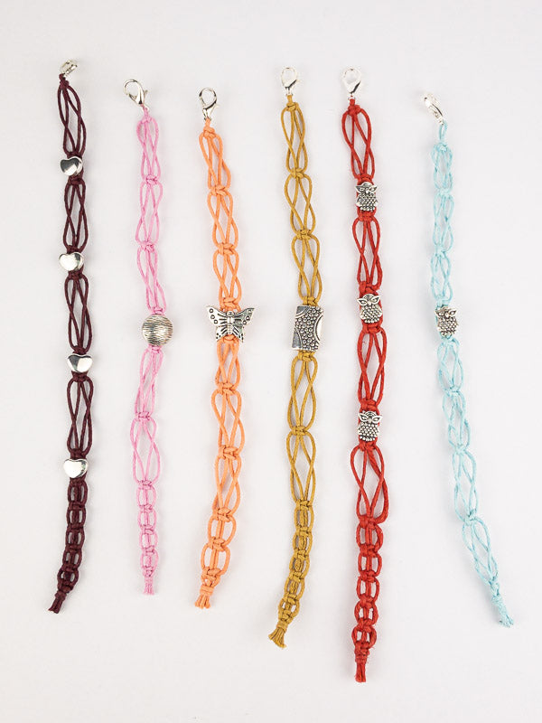 10 2-strand Macramé bracelets