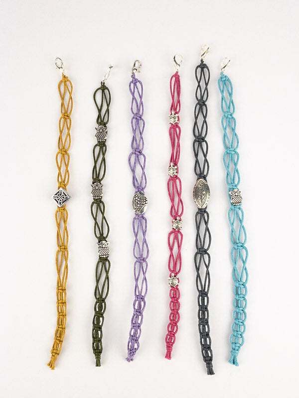 10 2-strand Macramé bracelets
