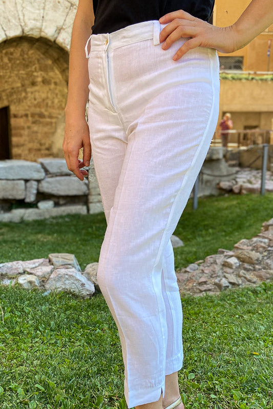 Pantalone Capri 100% Lino