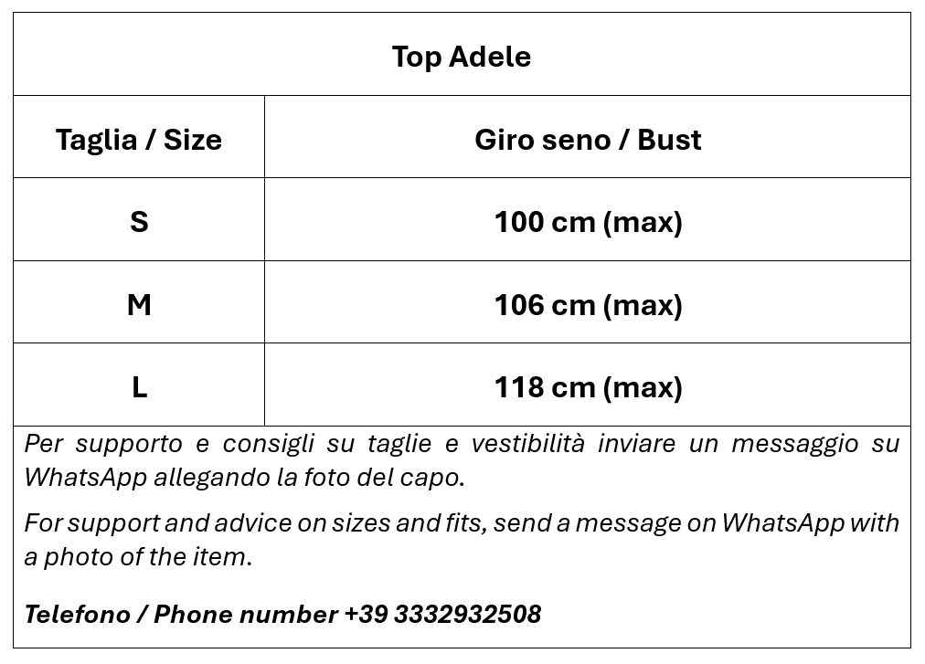 Top Adele 100% Lino