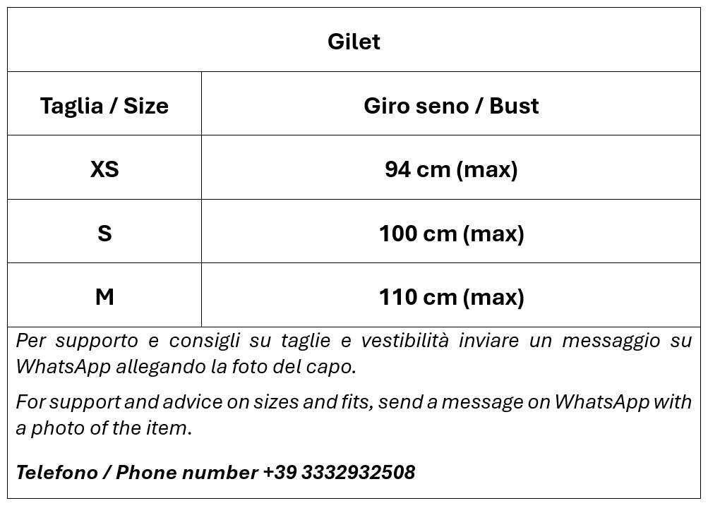 Gilet 100% Lino