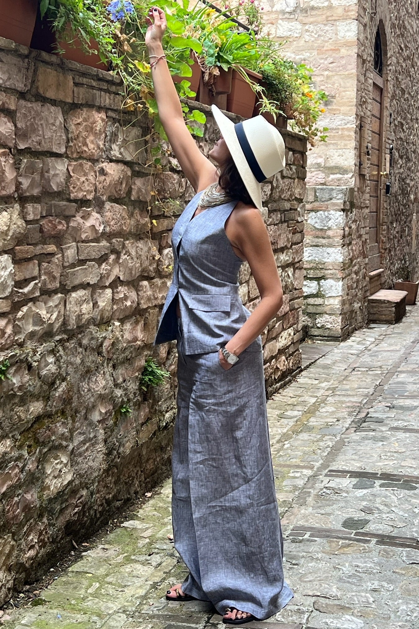 Pantalone Iris 100% Lino
