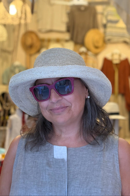 Cappello Barbara - 100% rafia crochet