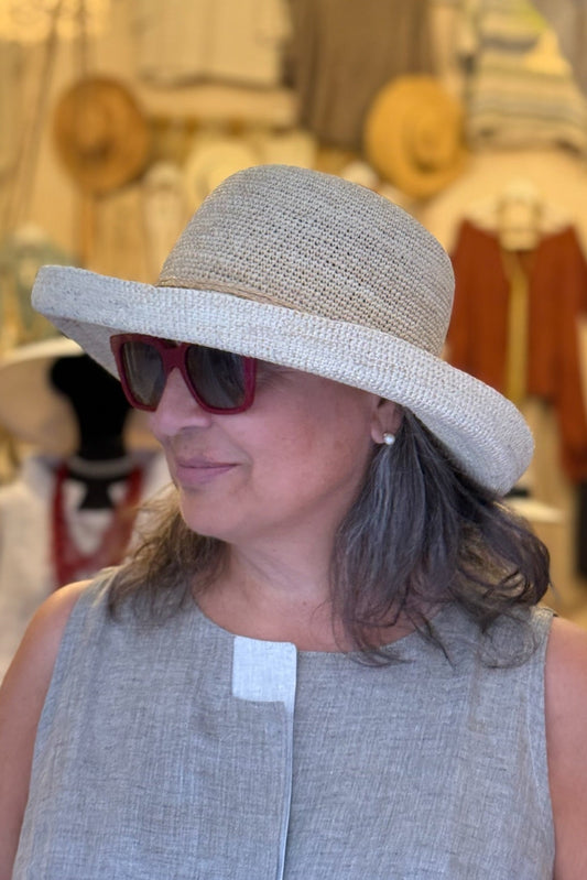Cappello Barbara - 100% rafia crochet