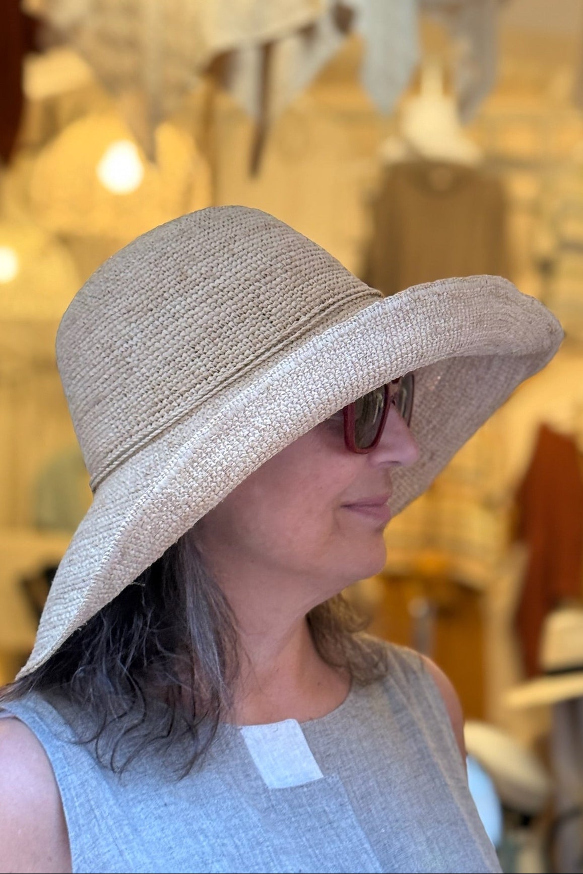 Cappello Barbara - 100% rafia crochet