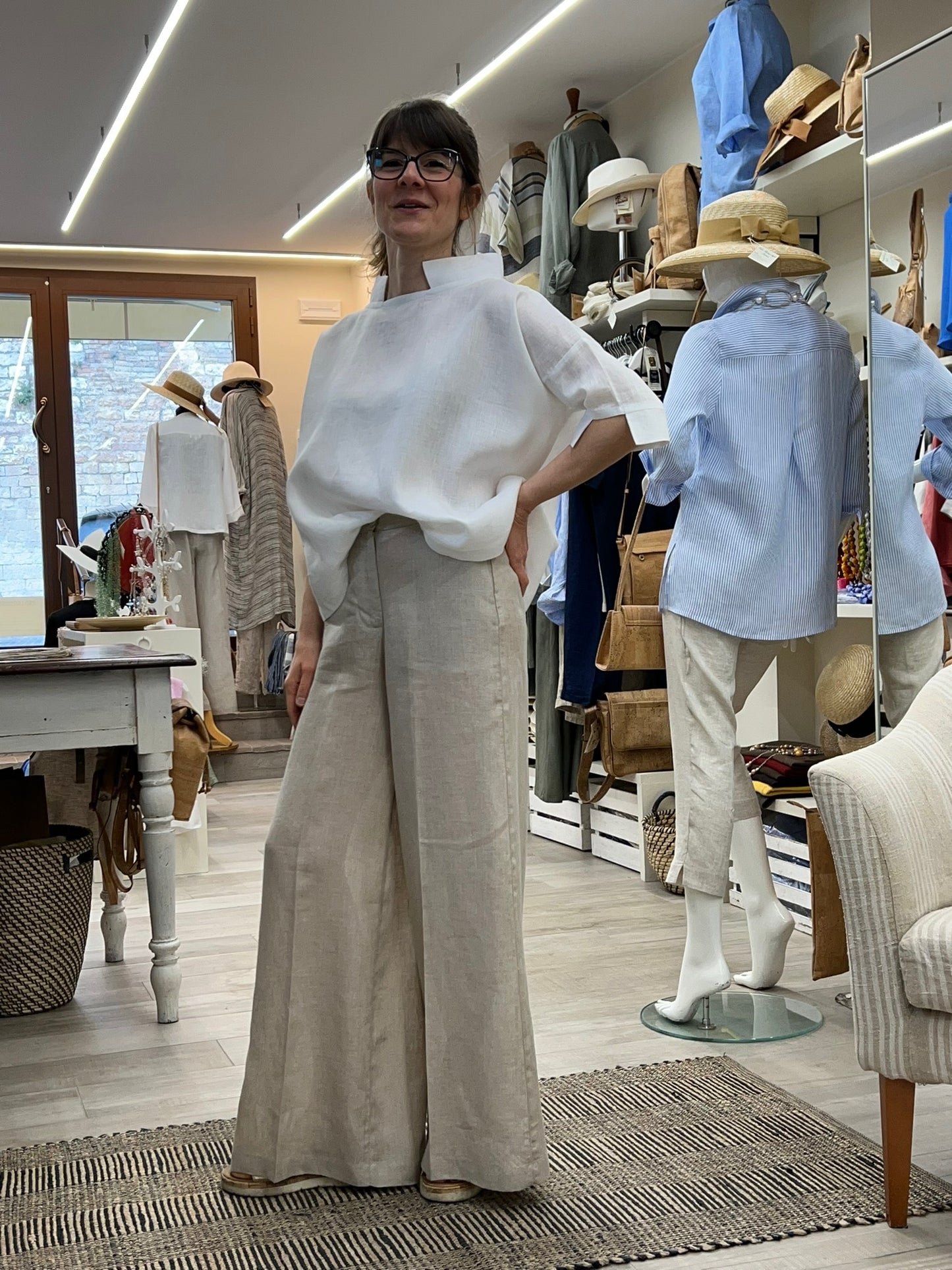 Pantalone Iris 100% Lino