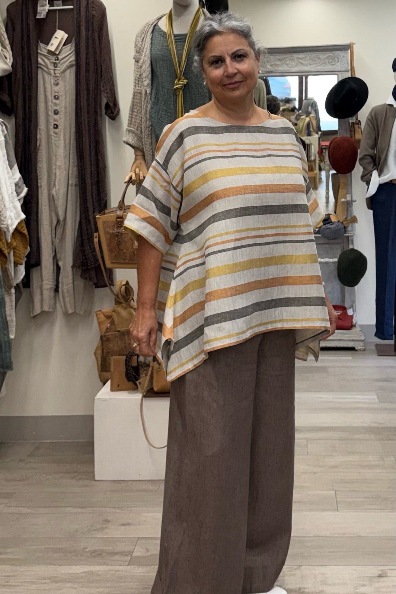 Blusa rigoni 100% Lino