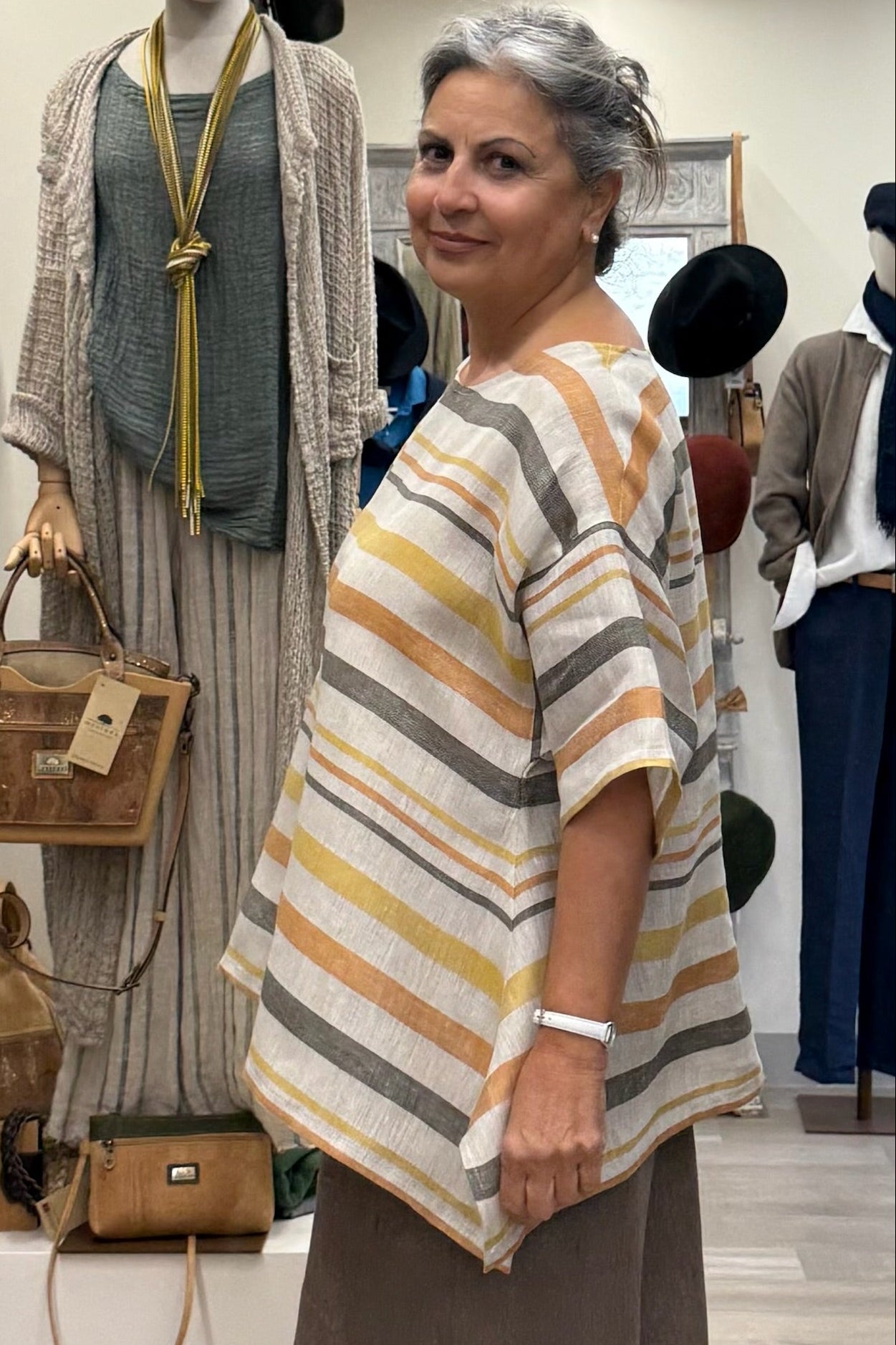 Blusa rigoni 100% Lino