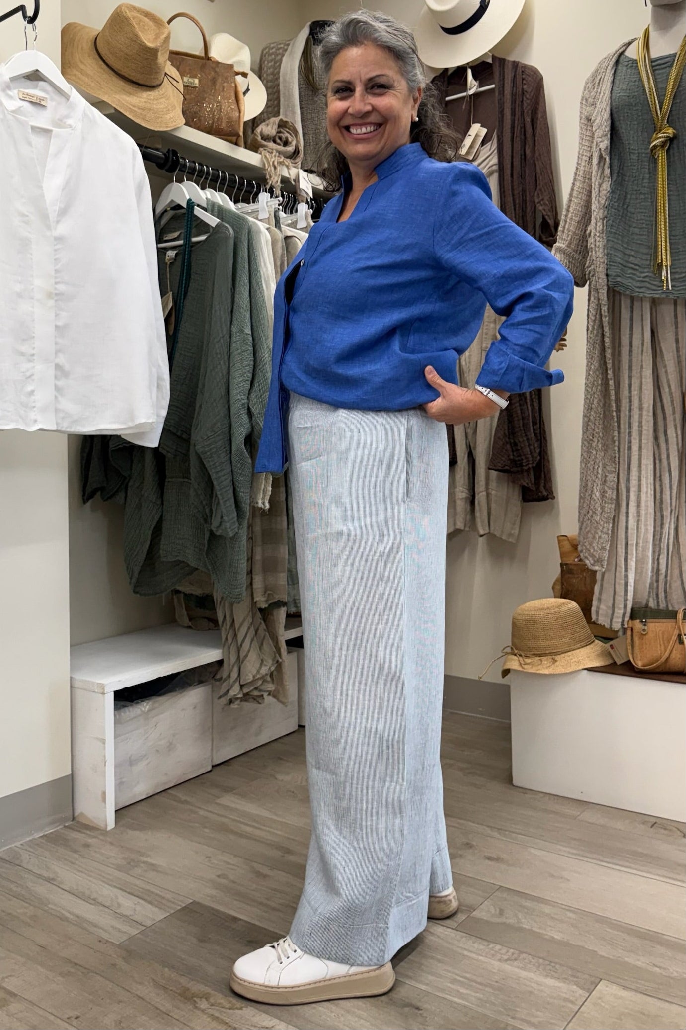 Pantalone Annamaria 100% lino