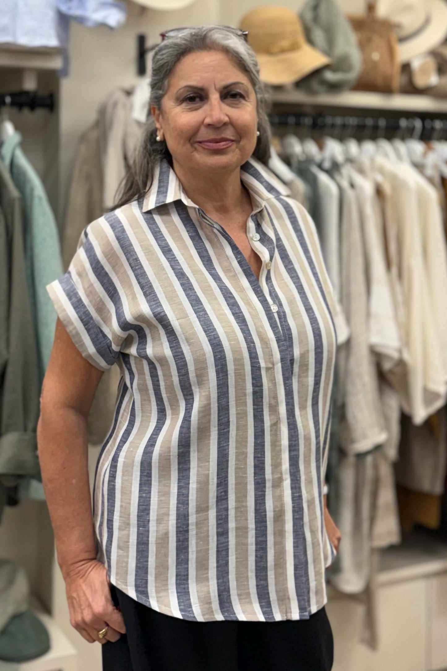 Camicia Angela 100% Lino