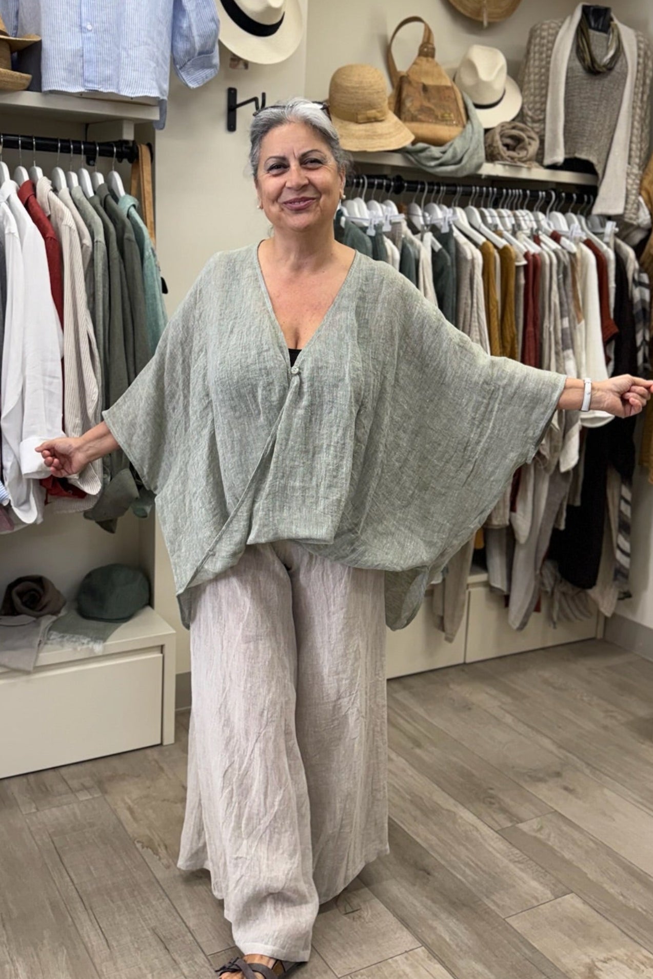 Poncho Todi 100% Lino