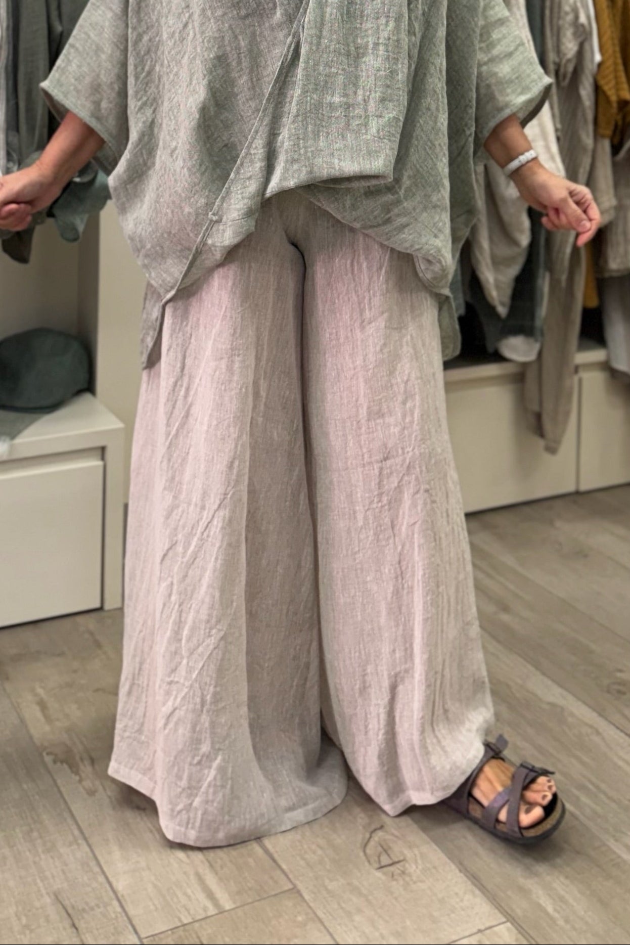 Pantalone Annamaria 100% Linen