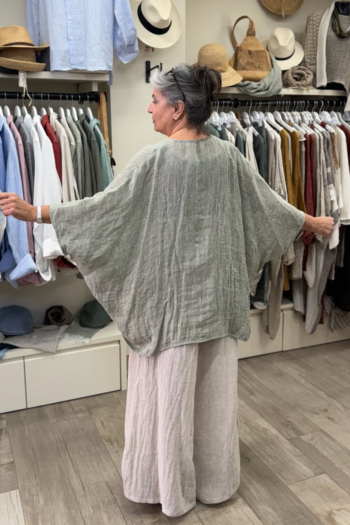 Poncho Todi 100% Lino