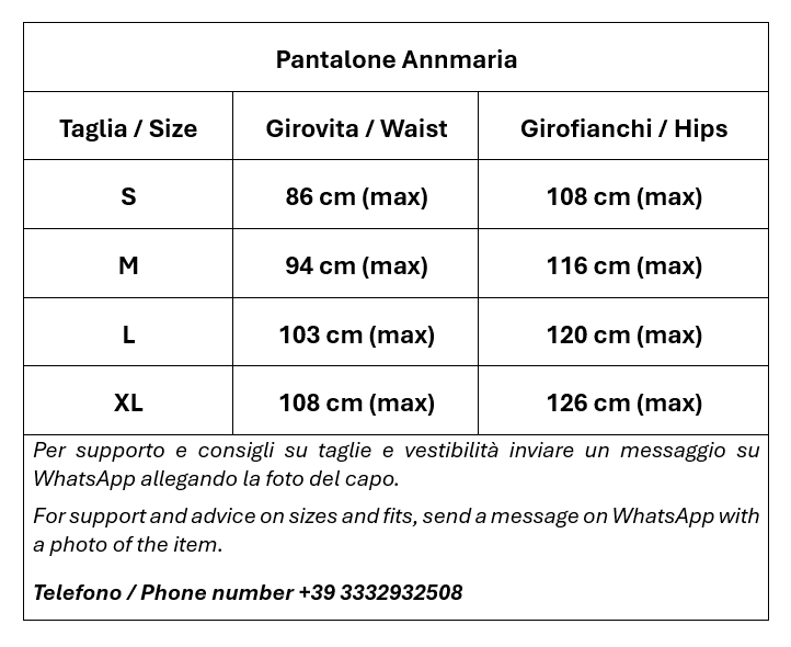 Pantalone Annamaria 100% Lino