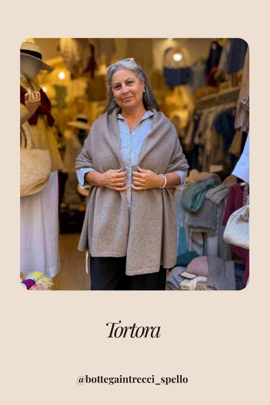 Stola in cashmere rigenerato