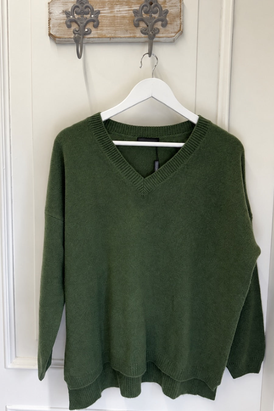  Recycled cashmere sweater - V-neck