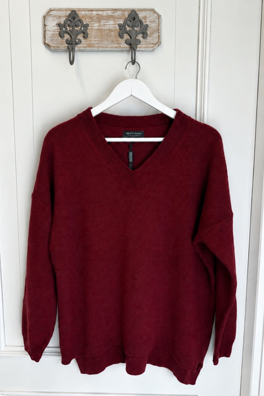  Recycled cashmere sweater - V-neck