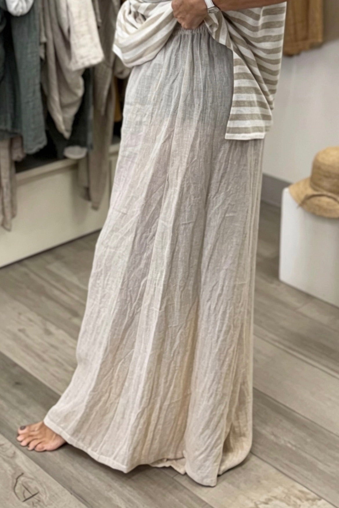 Pantalone Annamaria 100% Linen