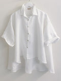 100% Linen white shirt