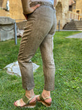 Pantaloni stile Capri 100% Lino