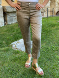 100% Linen Capri style trousers